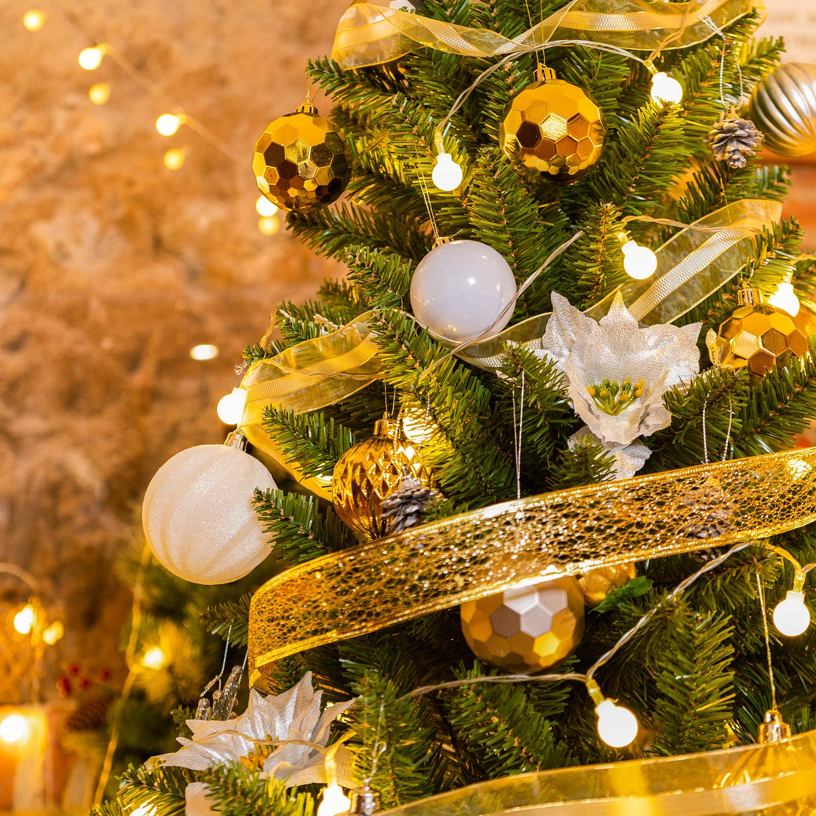 7.5フィート クラシック人工クリスマスツリー Amazon.co.jp: 人工